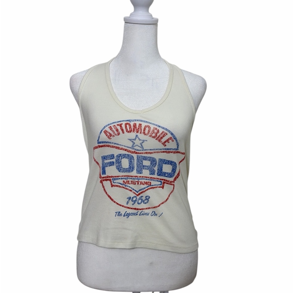 Ford Vintage Women's Cream Tank Top